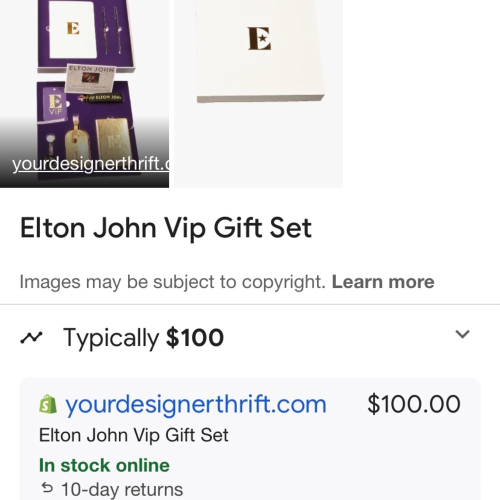 Elton John VIP Gift Set - Picture 2 of 2